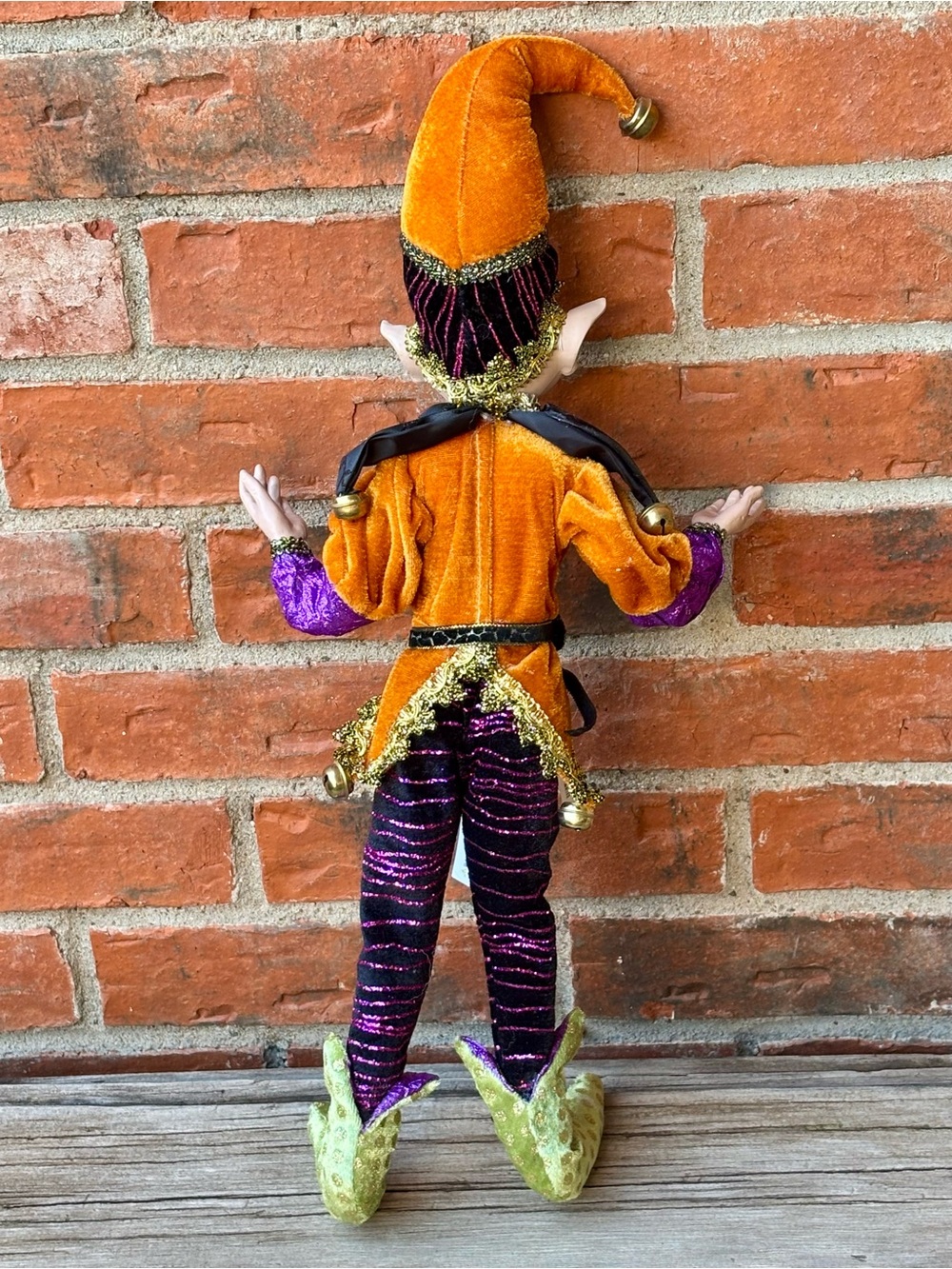 Robert Stanley or Raz Halloween Posable Elf 19" Tall - Picture 5 of 6